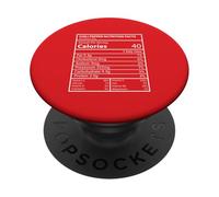 Chili Pepper Nutrition Facts Food Macro Chart Design PopSockets Adhesive PopGrip