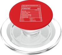 Chili Pepper Nutrition Facts Food Macro Chart Design PopSockets PopGrip for MagSafe