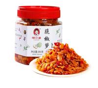 Chili sauce and paste,Homemade Pickles,Chinese pickled vegetables,condiment,Spicy Dried Radish,breakfast side dishes,Ready to eat Spicy Snack,Mixed Noodles Sauce (Crispy Pepper Radish 280g,2 can)