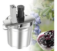 Chili Sauce Mixer,200W/250W Commercial Food Blender,Soup Sauce Blender for Hot Pot Bottom,4-Blade Mixing Scraper, Adjustable Speed,Does Not Burn on The Bottom, Stir-Fry with One Click Model30cm