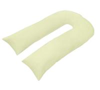 Chilimilii 9Ft U Pillow Cases Polycotton Soft Anti-Allergenic Washable Pillow Covers (Cream)