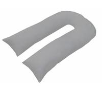 Chilimilii 9Ft U Pillow Cases Polycotton Soft Anti-Allergenic Washable Pillow Covers (Grey)