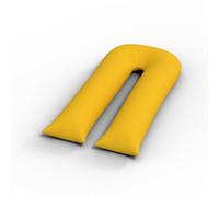Chilimilii 9Ft U Pillow Cases Polycotton Soft Anti-Allergenic Washable Pillow Covers (Mustard)