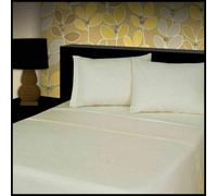 Chilimilii Flannelette Sheet Set 4Pc 100 % Brushed Cotton Thermal Soft Warm Bedding Set- Fitted Sheet +Flat Sheet +Pillowcase