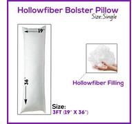 CHILIMILII Hollowfiber Bolster Pillows Orthopaedic Pregnancy Maternity Full Body Support Long Cushions