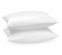 CHILIMILII Hotel Quality Duck Feather & Down Pillows, 100% Cotton Down Proof Cover, Standard Size 50 x 75cm Pillows in Pack of 2,4 & 6 (Pack of 2)