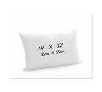 CHILIMILII Oblong Cushion Pad Rectangular Shape Deep Fill Hollowfiber Cushions Insert Inner