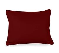 CHILIMILII Oblong/Rectangular cushion pads with cushion Covers included-100% Cotton Covers filled with rectangular Cushions/inserts for Home Sofa Bed in 12x18,12x20,14x18,14x20,16x24 (12x20, Red)