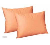 CHILIMILII Polycotton Pair Of Pillowcases Plain Dyed Housewife Pillow Covers 50X75 Cm