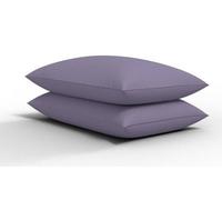 CHILIMILII Polycotton Pair Of Pillowcases Plain Dyed Housewife Pillow Covers 50X75 Cm
