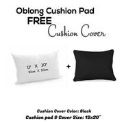 Chilimilii Rectangle/oblong Cushion Pads With Free Cushion Cover 100% Cotton Hollowfiber Filled Home Car Sofa Decor Cushions