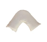 Chilimilii Satin Stripe V Pillowcase Tc300 Egyptian Cotton Soft Antiallergy Washable V Pillow Cover (74X34 Cm)