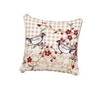 CHILIMILII Set of 2 Printed Cushion covers-100% Cotton Square Cushion Covers Zipped Entry 18x18-Colourful Cushion Covers for Home couch Sofa 45x45cm (Rebecca)