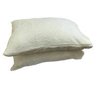 CHILIMILII Teddy Fleece warm Cuddly Duvet/Quilt Cover set, Luxury Sharpa Fleece Duvet covers, Soft, Cosy,Thermal & Warm Teddy Duvet Cover sets with matching pillowcases (Cream, Pair of Pillowcases)
