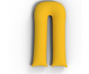 CHILIMILII U-Shaped Pregnancy pillow with Removable polycotton cover-12 Ft U shape Full body pillow- Full Body Cuddly & Maternity Pregnancy Support Pillow (Mustard)