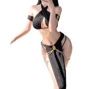 CHILIRIA Maid Lingerie For Women Japanese Anime Cosplay Role Playing Lingerie Kawaii Cat Kitty Qipao Nun Goth Halloween Costume Dress