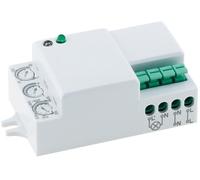 ChiliTec Mini MOTION_DETECTOR_DEVICE, Motion Sensor, 180/360° Detection, 5-1200 W, for Wall and Ceiling Lights, White