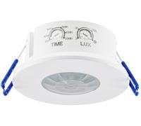 ChiliTec Motion Sensor IP65 Ceiling Flush-Mounted 360° Ceiling Motion Sensor Indoor Outdoor Wet Room LED Suitable White