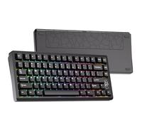 Chilkey Slice75U Gaming Keyboard: 75% Hall Effect Magnetic Aluminum Keyboard with Gateron Jade Pro Switch, Rapid Trigger, 8K Polling, Per-Key RGB Custom Key Board for Game Office (Black)