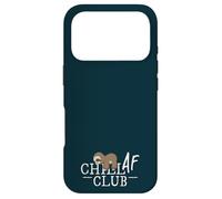 Chill AF Club! Doing Nothing Deluxe Chilling Sloth Case for iPhone 17 Pro