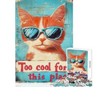 Chill Area Too Cool 1000 Piece Jigsaw Puzzle for Teenagers Support Memory Strength And Retention Gentle Calm Leisure Activity (38X52cm)