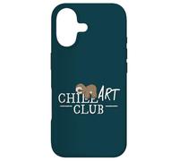 Chill Art Club! Procrastinating Sloth Doing Nothing Case for iPhone 17