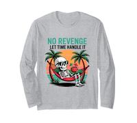 Chill Art with Karma Patience Vacation Vibes Zen Halloween Long Sleeve T-Shirt