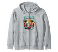 Chill Art With Karma Patience Vacation Vibes Zen Halloween Zip Hoodie