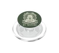 Chill By Nature Cottagecore Frog Meditation Vintage Badge PopSockets PopGrip for MagSafe