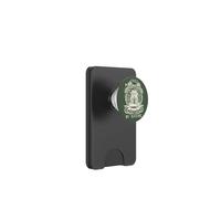 Chill By Nature Cottagecore Frog Meditation Vintage Badge PopSockets PopWallet for MagSafe