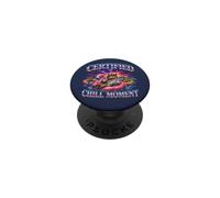 Chill Capybara at the Beach Chill Moment Summer Capy Bara PopSockets Adhesive PopGrip