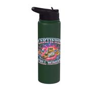 Chill Capybara at the Beach Chill Moment Summer Capy Bara Stainless Steel Insulated Water Bottle