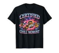 Chill Capybara at the Beach Chill Moment Summer Capy Bara T-Shirt