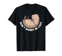 Chill Capybara Relax Vibes Graphic Dont Worry Be Capy T-Shirt