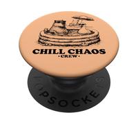 Chill Chaos Capybara Duck Animal Meme PopSockets Adhesive PopGrip