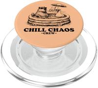 Chill Chaos Capybara Duck Animal Meme PopSockets PopGrip for MagSafe