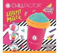 Chill Factor Color Shock Slushy Maker Perfectly Pink - Reusable Slushy Maker Cup, Homemade Slushies, Squeeze Cup Slushy Maker Kitchen Toy