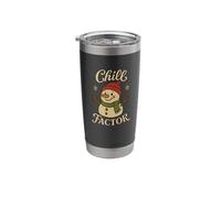 Chill Factor Retro Snowman Holiday Winter Vibes Stainless Steel Insulated Tumbler