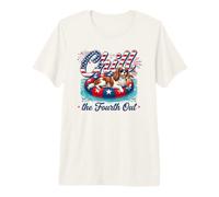 Chill Fourth Out Cavalier King Charles Spaniel 4th of July Premium T-Shirt