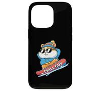Chill Guy Snowboard Hamster Cool Snow Rider Case for iPhone 13 Pro