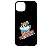 Chill Guy Snowboard Hamster Cool Snow Rider Case for iPhone 15 Plus