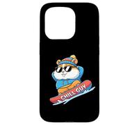 Chill Guy Snowboard Hamster Cool Snow Rider Case for iPhone 15 Pro