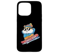 Chill Guy Snowboard Hamster Cool Snow Rider Case for iPhone 15 Pro Max