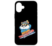 Chill Guy Snowboard Hamster Cool Snow Rider Case for iPhone 16 Plus