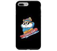 Chill Guy Snowboard Hamster Cool Snow Rider Case for iPhone 7 Plus/8 Plus