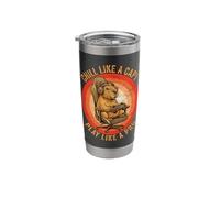 Chill Like A Capy Play Like A Pro Funny Capybara Gaming Stainless Steel Insulated Tumbler