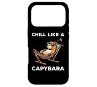 Chill Like A Capybara Funny Case for iPhone 17 Pro