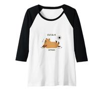 Chill Like A Capybara: Relaxed Animal Lover's Mantra Raglan Baseball Tee, Women, Black/White, XXL