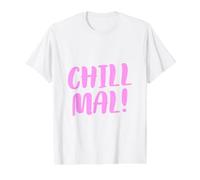 chill mal Value Graphic T-Shirt, Men, White, XL