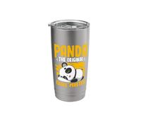 Chill Master Funny Pandas Animal Zoo Cute Panda Bear Stainless Steel Insulated Tumbler